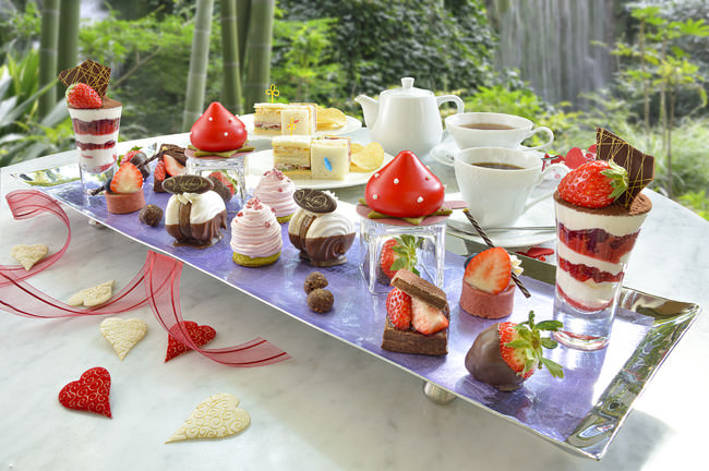 「Dessert&Tea ”Strawberry Garden”バレンタインver.」イメージ（2名様分）