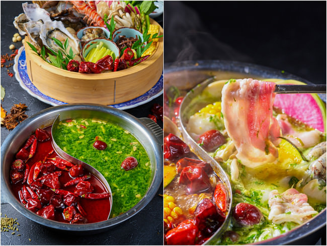 薬膳や野菜、肉や魚介たっぷりの滋養鍋