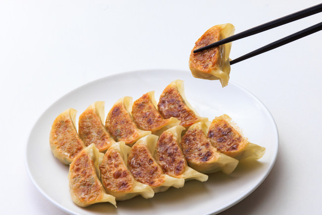 三浦・三崎港直送のマグロを使用した「社長のまぐろ餃子」