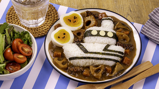 盛り付け例：特製！カレー盛り