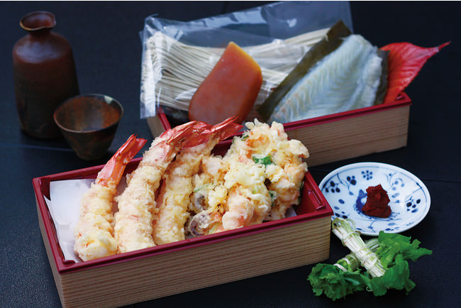 西麻布魚新「天ぷら蕎麦+酒肴セット」