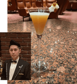 第3回本格焼酎・泡盛 カクテルコンペティション　第2位 「桜日和 〜美しき訪れ〜」 (池田 翔さん作) 