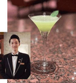 第3回本格焼酎・泡盛 カクテルコンペティション　ファイナリスト 「せせらぎ」(小林優さん作)
