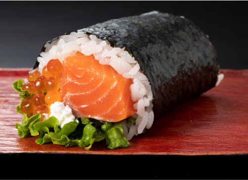 渥美プレミムラスサーモン巻　¥1,400（税込）