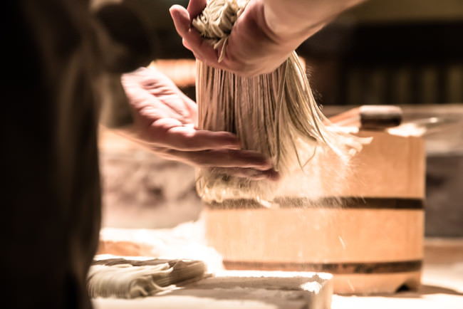 権八自慢の手打ち蕎麦を年越しに！