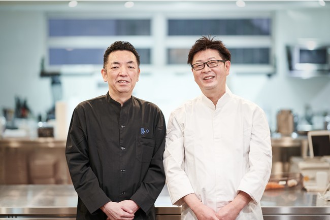 (左)日本料理 縁日 佐藤雄一氏　(右)グローヴディッシュ萩原敦彦氏