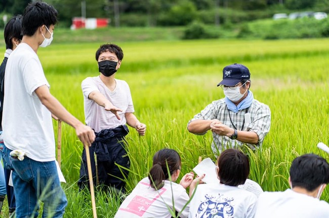 ↑福島大学小山先生と学生