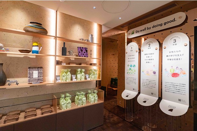 店内の投票ボックス