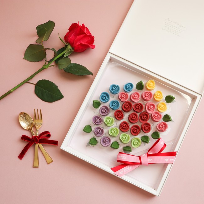 インパクト抜群！「ブーケ ミニヨン・レインボー」