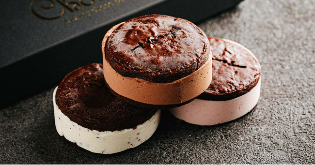 いよてつ髙島屋限定 ヴァレンタイン ショコラン ３個セット チョコチップ／あまおう／シャンパーニュ 1,350 円[税込]