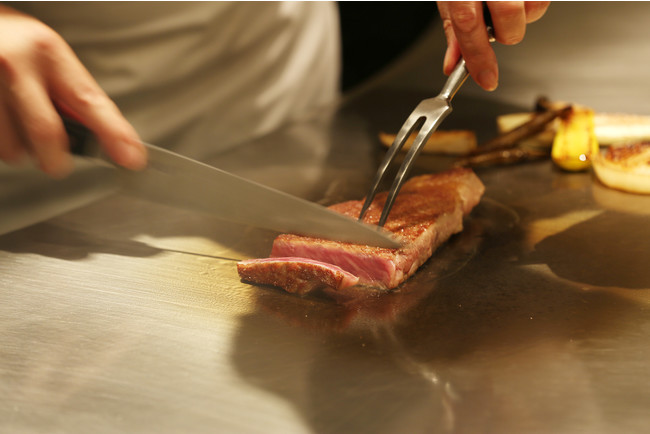 お好みの焼き加減で提供