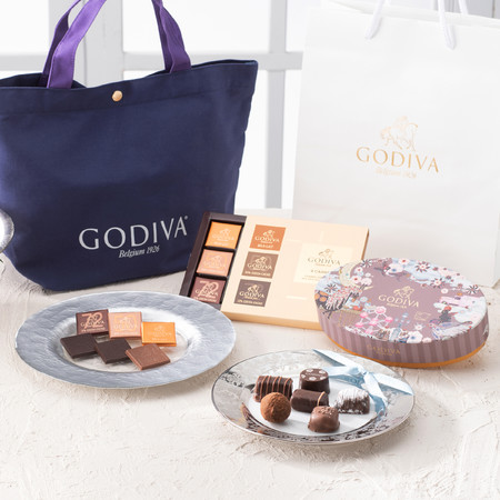 QVC」で「GODIVA 50周年アニバーサリー プレミアムセット オリジナルバッグ付」「GODIVA パワーオブピンク ときめく心 プレミアムセット  オリジナルバッグ付」など4種を数量限定販売 | グルメプレス