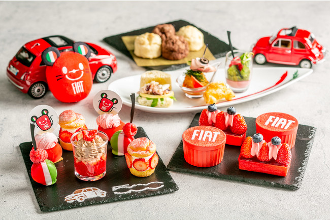 Strawberry Afternoon Tea Collaboration with FIAT