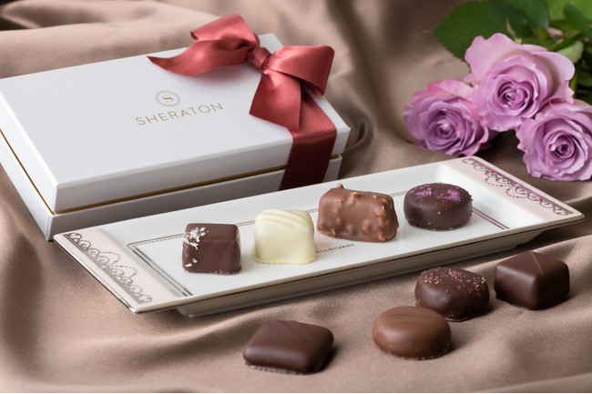 8種類のフレーバーが楽しめる美しいフォルムが印象的なボンボンショコラ