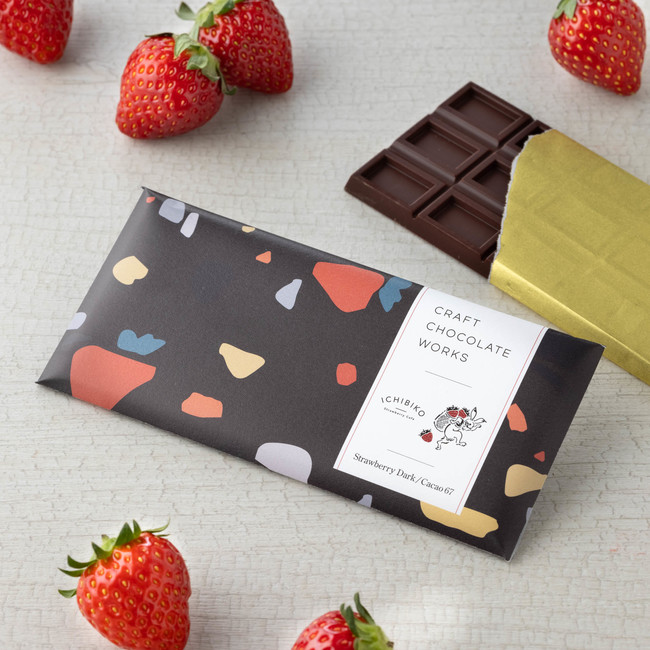 『CRAFT CHOCOLATE WORKS』コラボ商品　ICHIBIKO Strawberry Dark 67