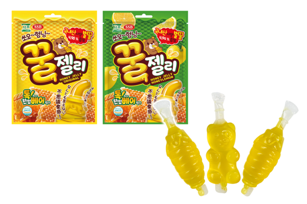 韓国SNSや動画で話題の「ハニーゼリー」や「レインボーグミ」 全6種類のお菓子が一挙に日本上陸！2月下旬より順次発売 グルメプレス