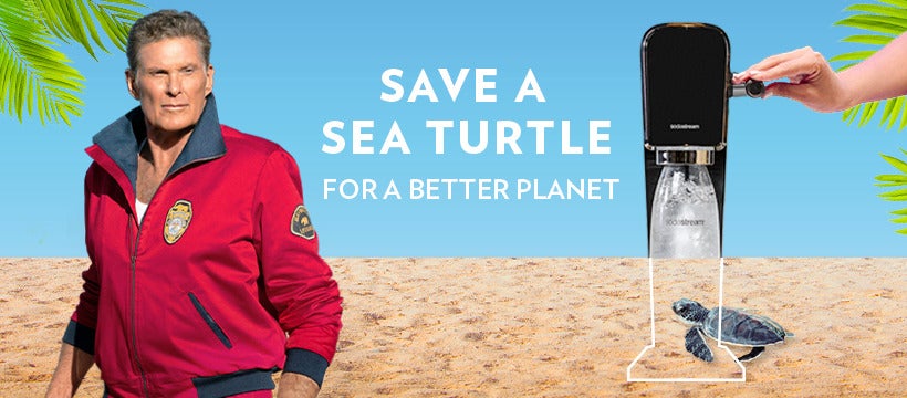 ソーダストリーム、アースデイに際して「2022年4月中に100万匹のウミガメを救う」環境キャンペーンを実施　2025年までに780億本のペットボトルを削減