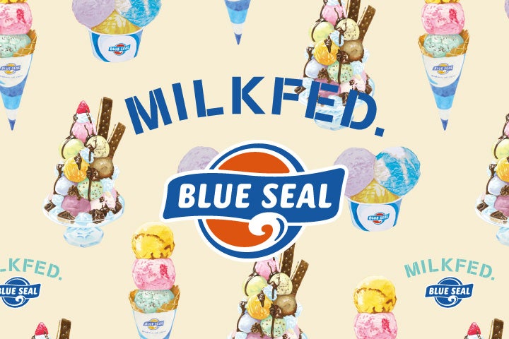 MILKFED.（ミルクフェド）が沖縄育ちのアイスメーカーBLUE SEAL（ブルーシール）とのコラボレーションアイテムを発表!!