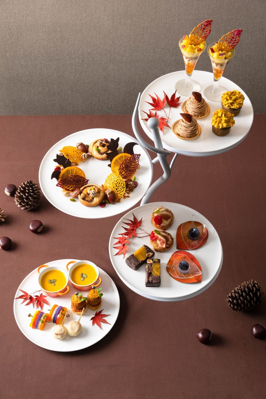 東京マリオットホテル 都会のオアシス・品川御殿山の自然を愛でながら頬張る“秋のお楽しみ”「Afternoon Tea -Autumn Treats-」を発売