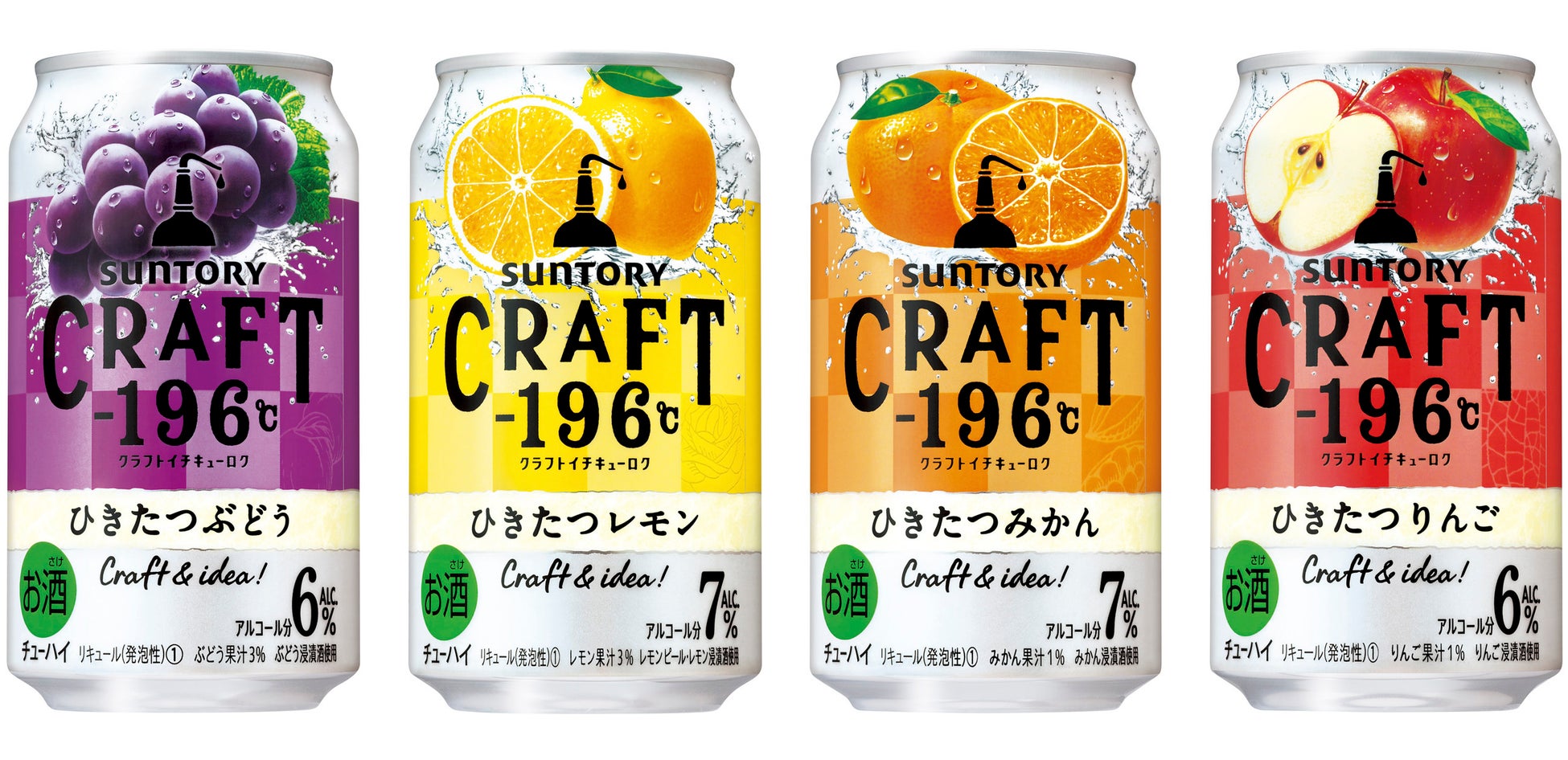 「ＣＲＡＦＴ－１９６℃(クラフトイチキューロク)〈ひきたつぶどう〉」新発売