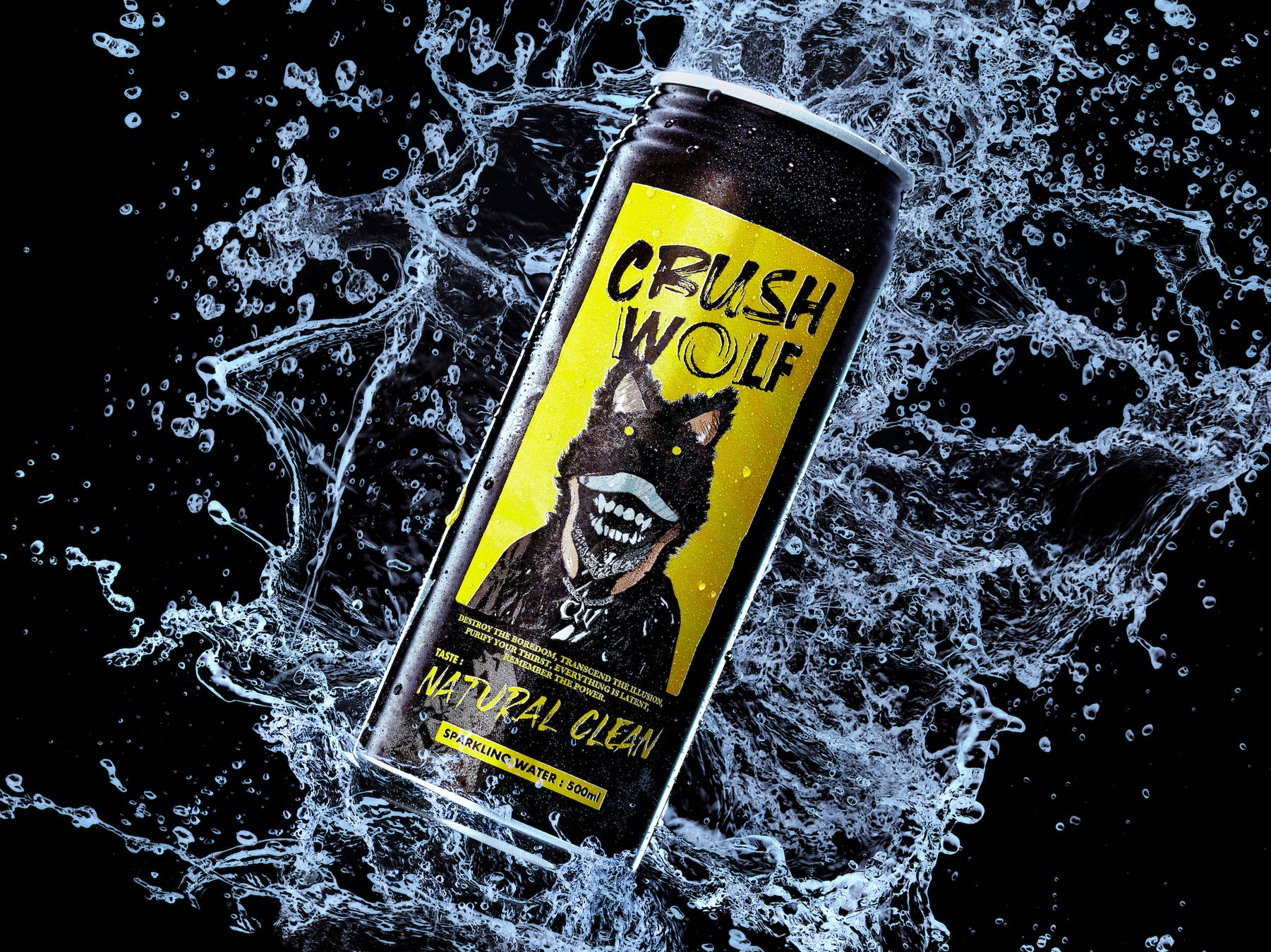 “常識を破壊する” 覚醒炭酸水『CRUSH WOLF』誕生