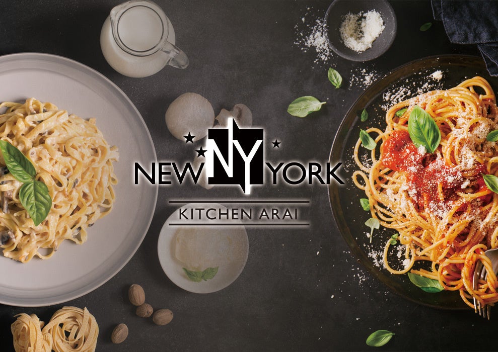 ニューヨークキッチンの特製生パスタ！New York Kitchen ARAI新メニューがスタート!