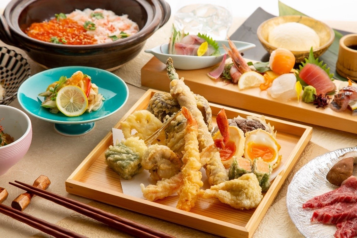 天ぷらや土鍋ごはんなどの京風創作和食と厳選したドリンクを提供ゆったりとした全席個室のプライベート空間の「じぶんどき」が9月29日広島中央通りにオープン
