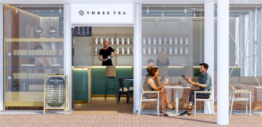 「THREE TEA CAFE トレインチ自由が丘店」11月オープン