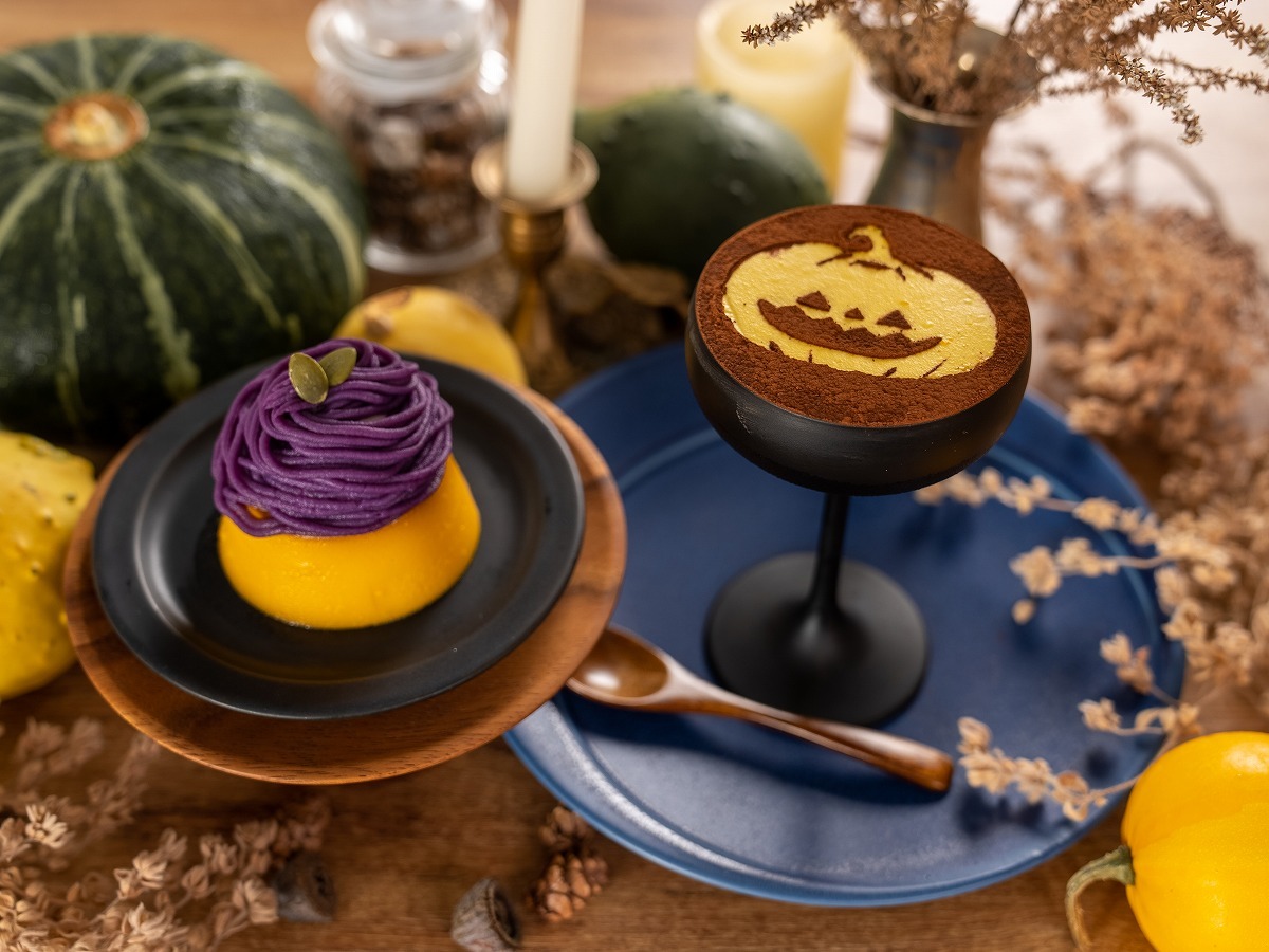 山形県産のかぼちゃをたっぷり使用した山形プリンの
ハロウィン限定カフェメニュー2種が10月8日より販売開始！