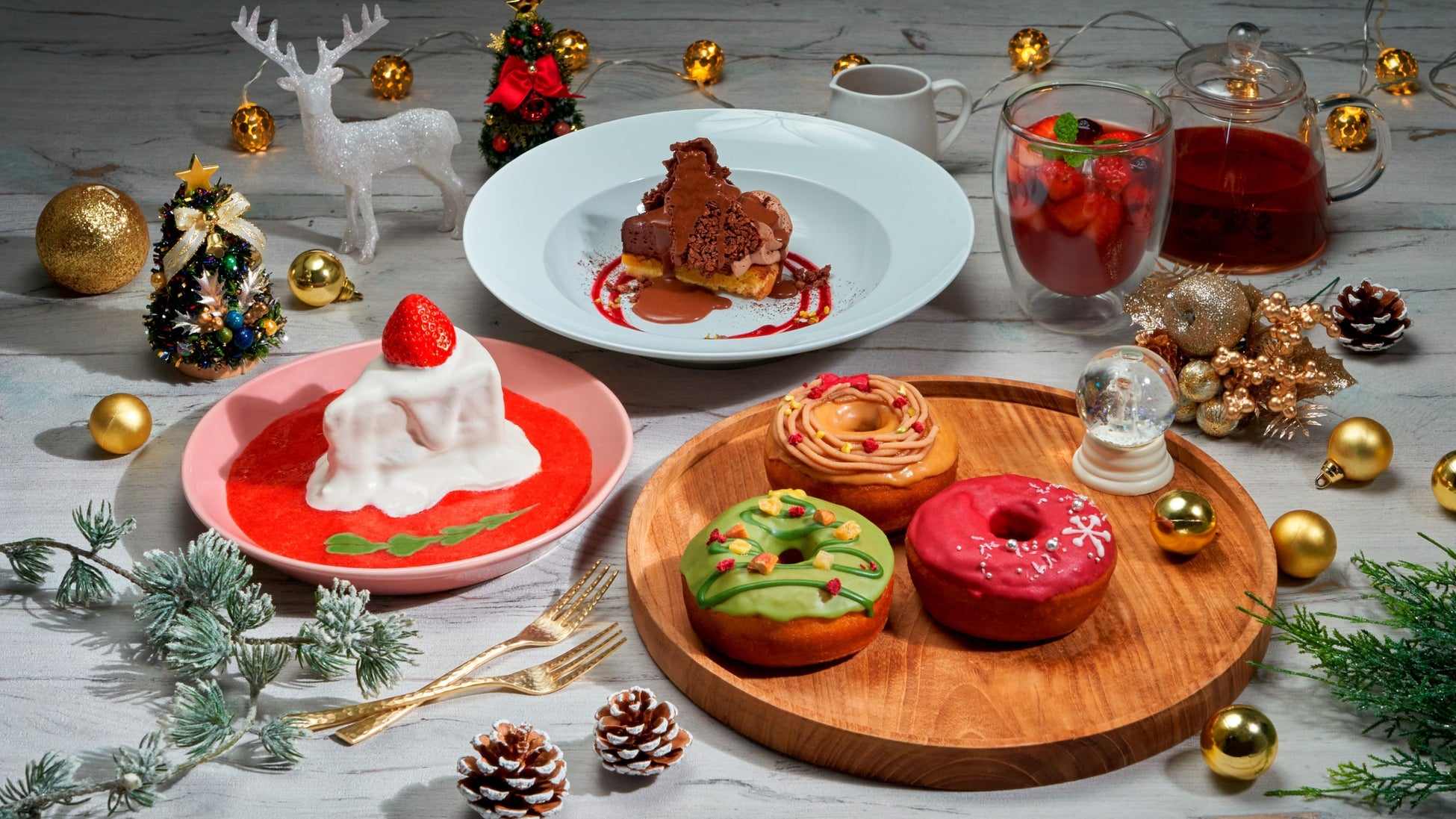 プラントベースフードブランド「2foods」から、ホリデーシーズンを彩る とろけるショートケーキと濃厚ショコラタルト 店舗メニューで11月1日登場