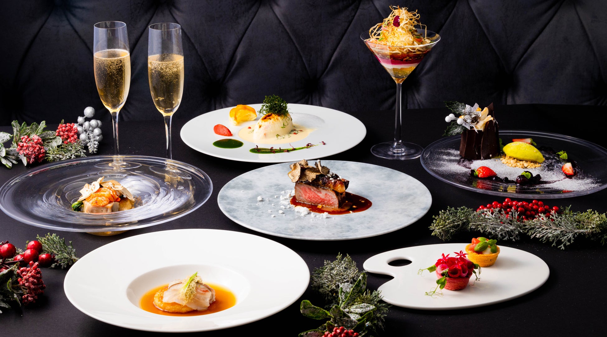 「TORANOMON HILLS CHRISTMAS RECOMMENDS」開催 蝦夷鹿やタイ風丸鶏を使った個性豊かなクリスマスディナーが登場