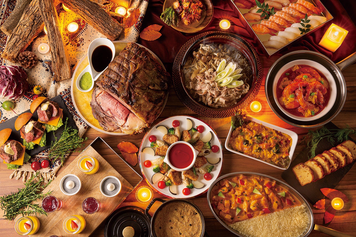 新年のお祝いは華やかな料理とともに「年末年始スペシャルブッフェ」を開催