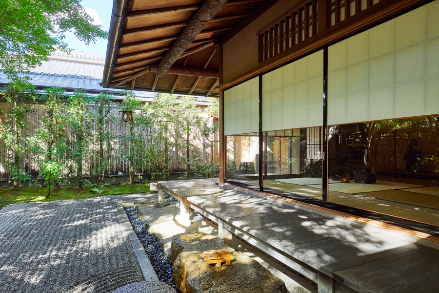 部屋の造りそのものが文化財とも言える
京都吉兆 嵐山本店の座敷「待幸亭」の改修がスタート
