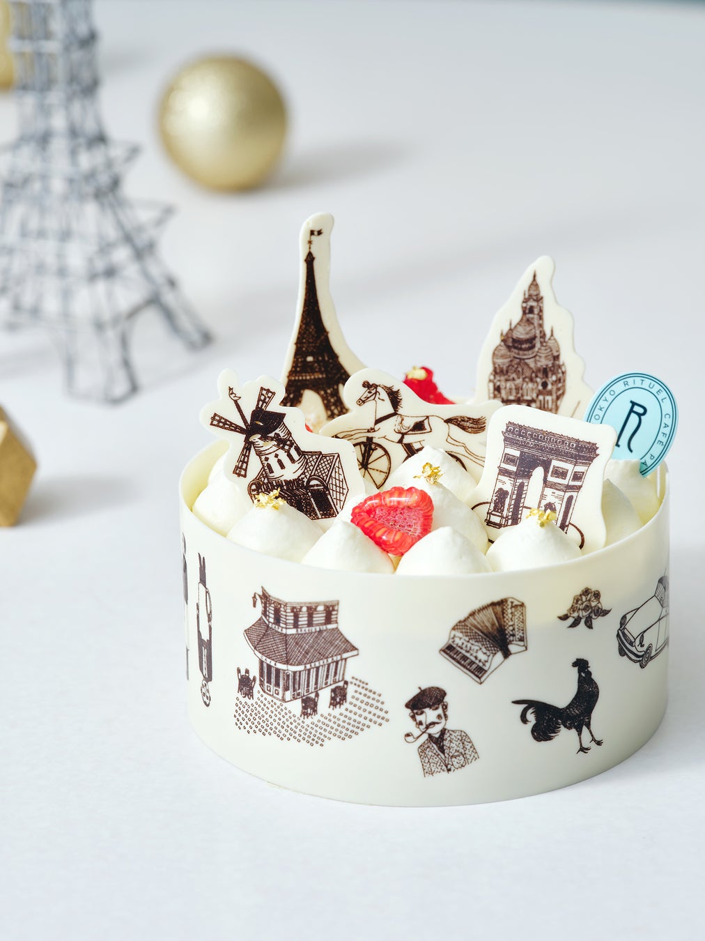 【RITUEL CAFÉ（リチュエル カフェ）】「パリのクリスマス」をテーマに、フェスティブシーズンを彩る2022年クリスマスケーキが登場