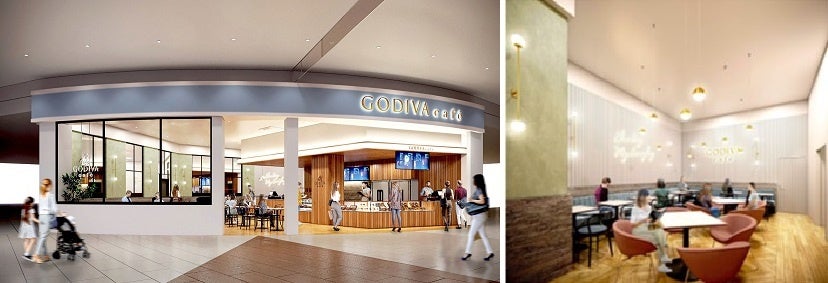 ゴディバカフェ初の「ブリュッセルワッフル」など店舗限定メニューが多数登場「GODIVA café AEON LakeTown mori」オープン～2022年12月8日（木）10時より～