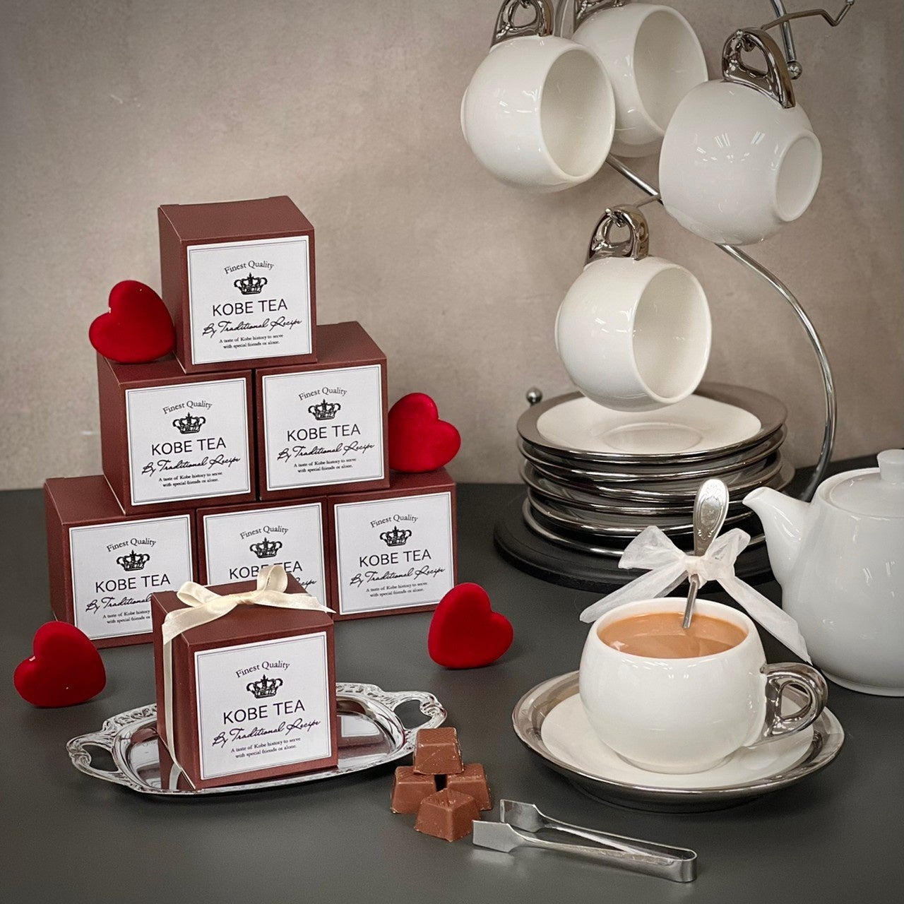 今年のバレンタインは紅茶で！神戸紅茶から甘いチョコの香りの『チョコレーティー』数量限定発売！