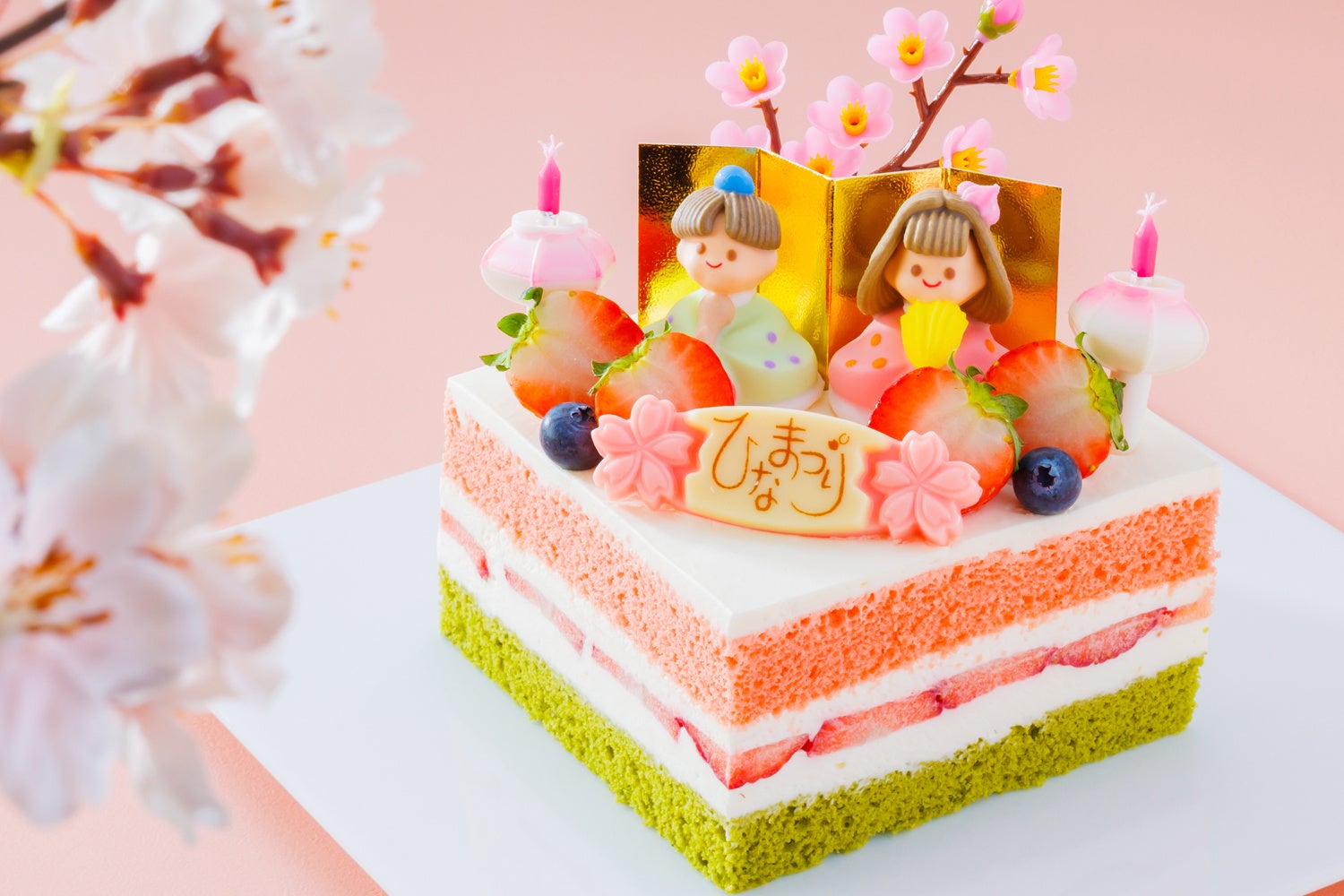 【ホテル日航立川 東京】ホテルパティシエ特製「ひなまつりケーキ」を販売