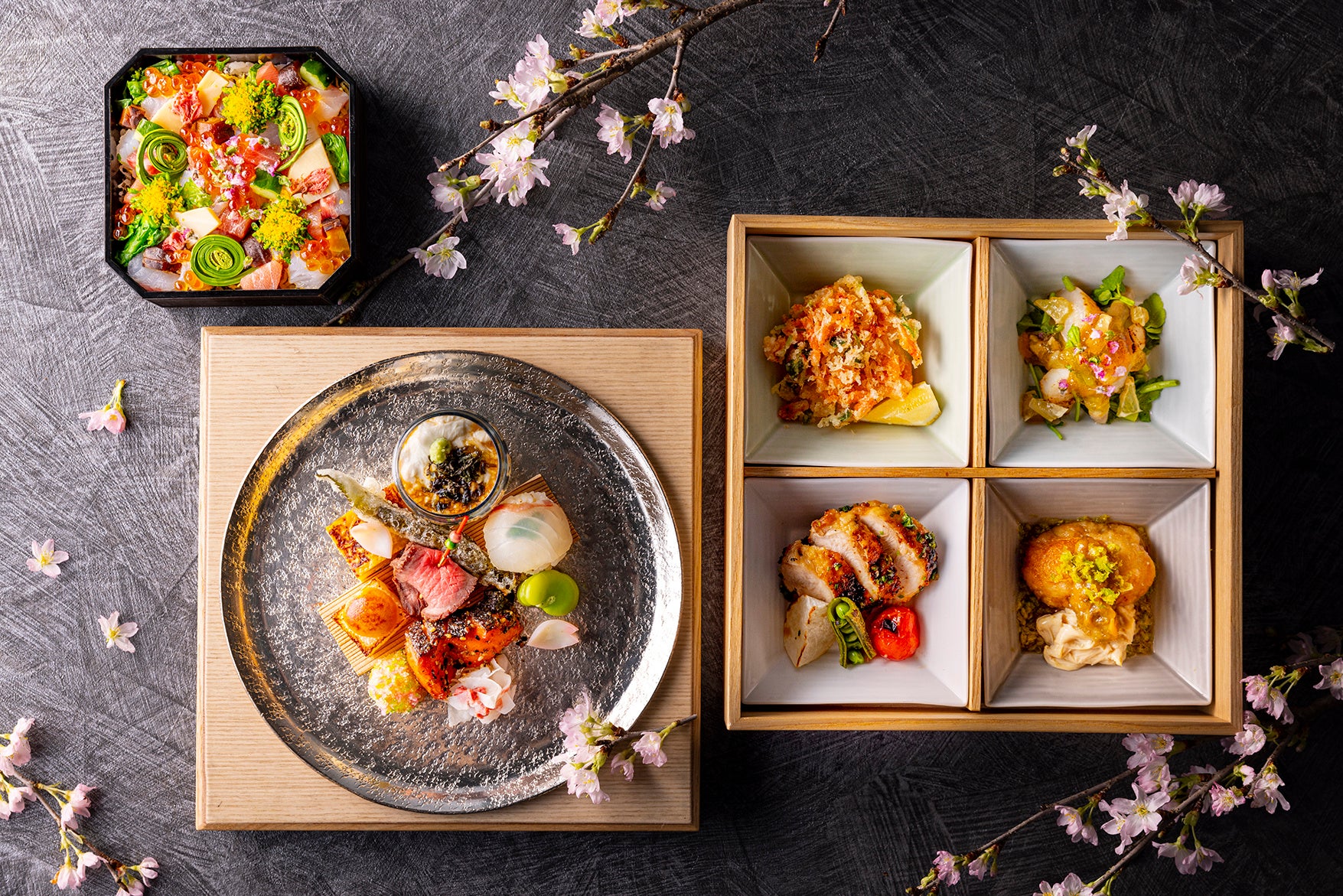 コンラッド東京、各レストランにて桜のエッセンスが光る春の期間限定メニューを提供