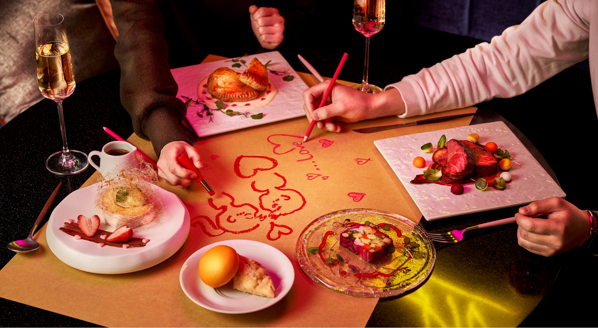 【アロフト大阪堂島】バレンタインは食べながら愛情表現？！2月10日より5日限定でバレンタインスペシャルディナーを販売