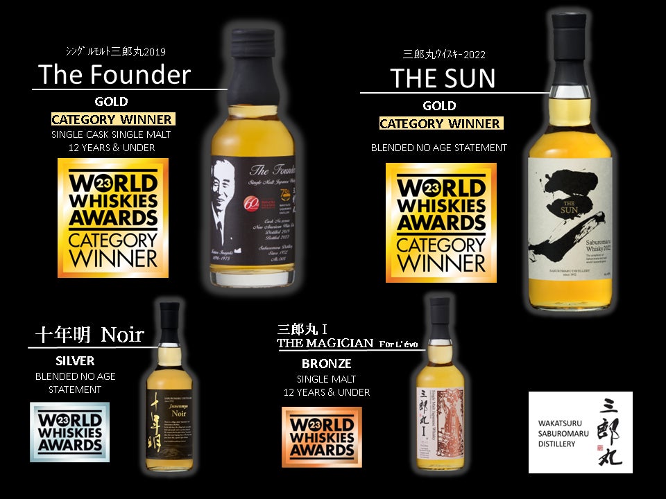 三郎丸蒸留所ウイスキーが世界的コンテストで部門最高賞（カテゴリーウィナー）を受賞