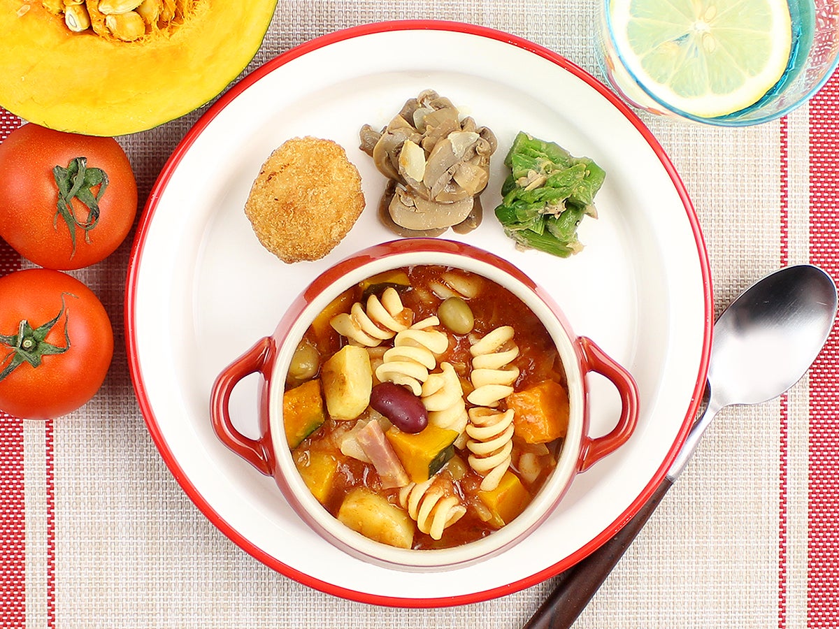 10種類の具沢山スープ「ミネストローネ」が2月14日（火）ナッシュから新発売