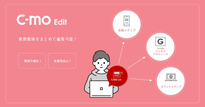 CS-C、店舗の情報発信を効率化する「C-mo Edit」がさらに便利にアップデート