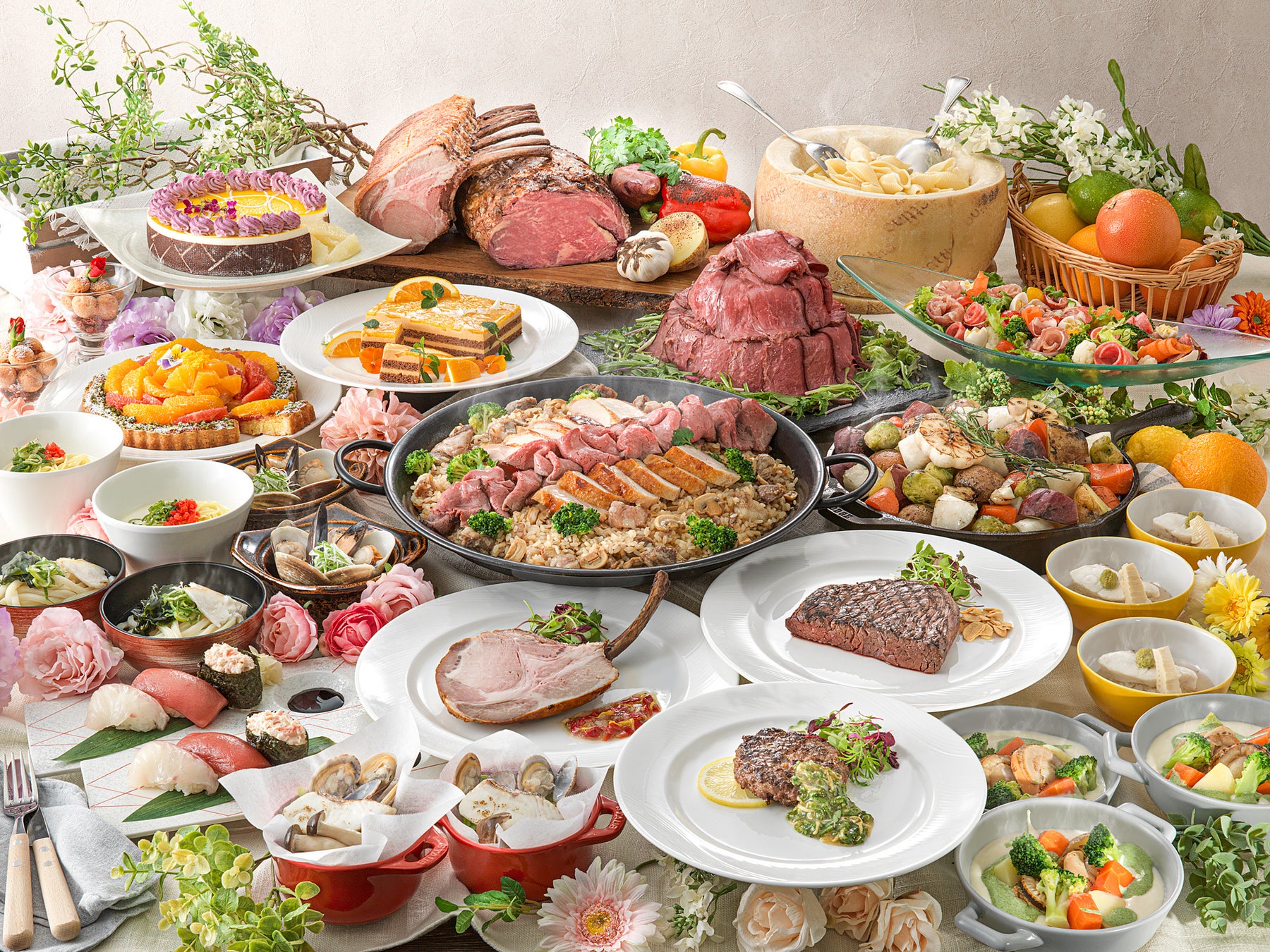 【ホテル日航大阪】『春爛漫 シーフード&ベジタブルブッフェ』をカフェレストラン「セリーナ」にて3月1日(水)より開催