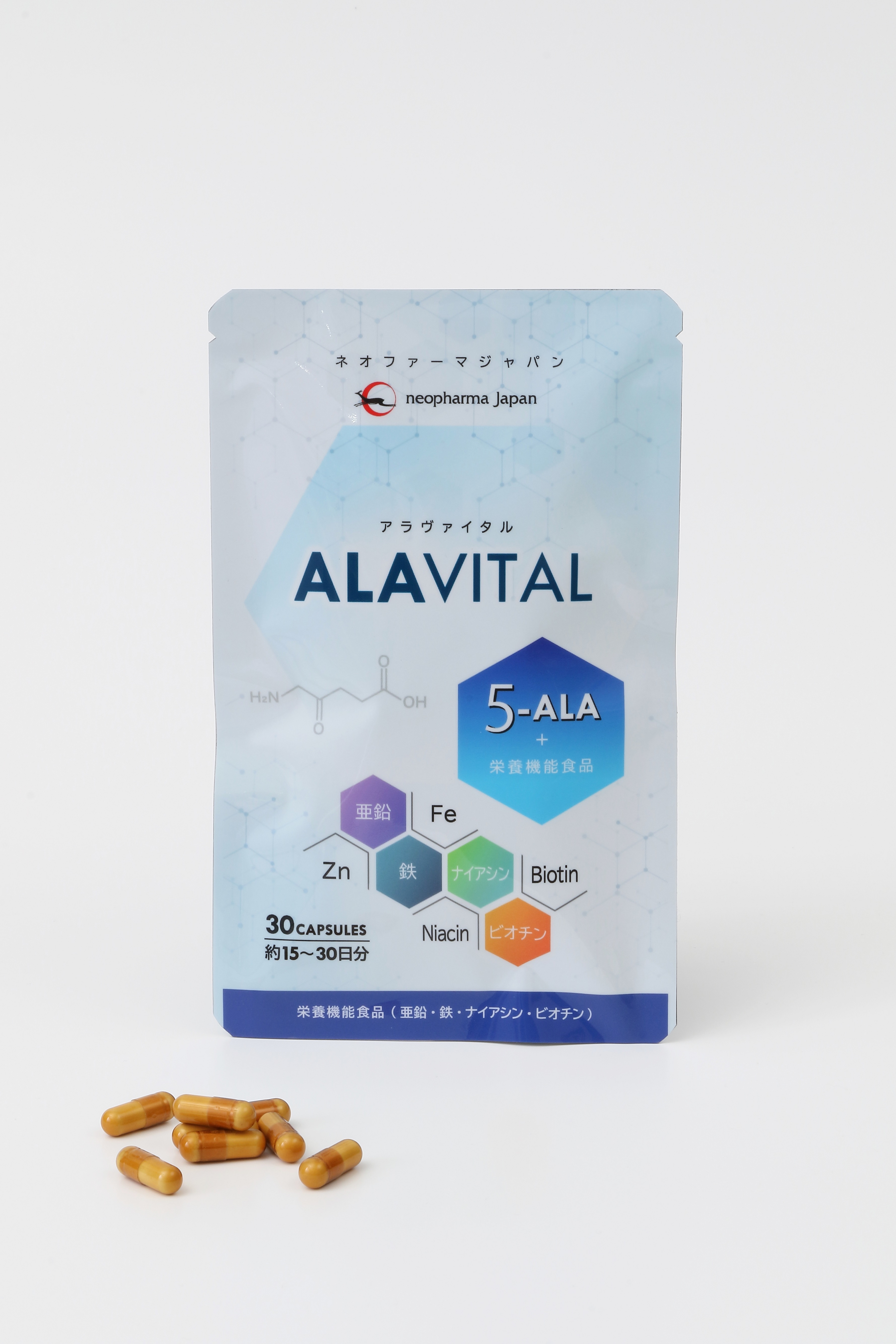 5-アミノレブリン酸配合・新サプリメント
「ALAVITAL(アラヴァイタル)」を発売