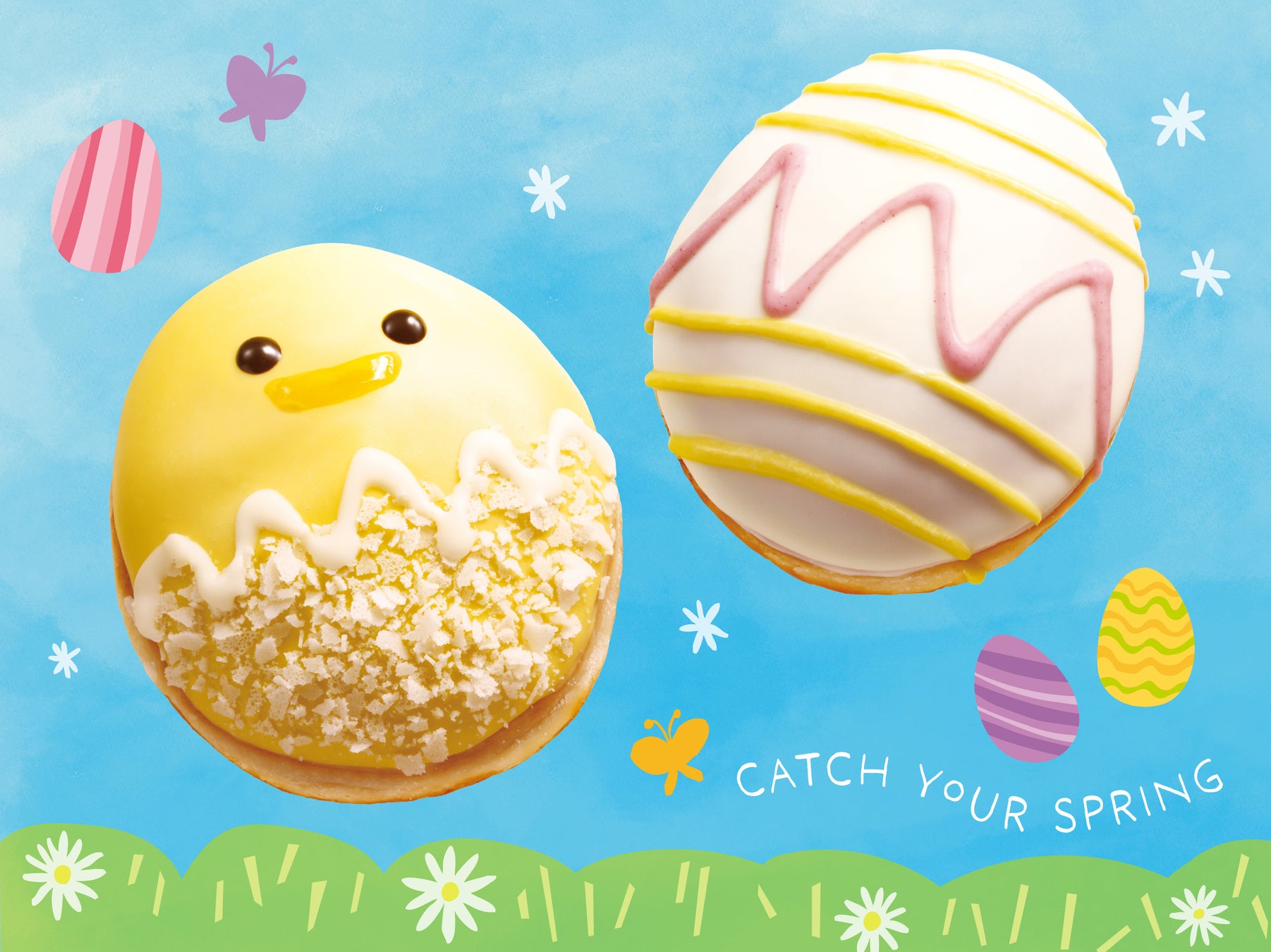 春の訪れを祝う“イ―スター”モチーフのドーナツが新登場！『Happy Easter』