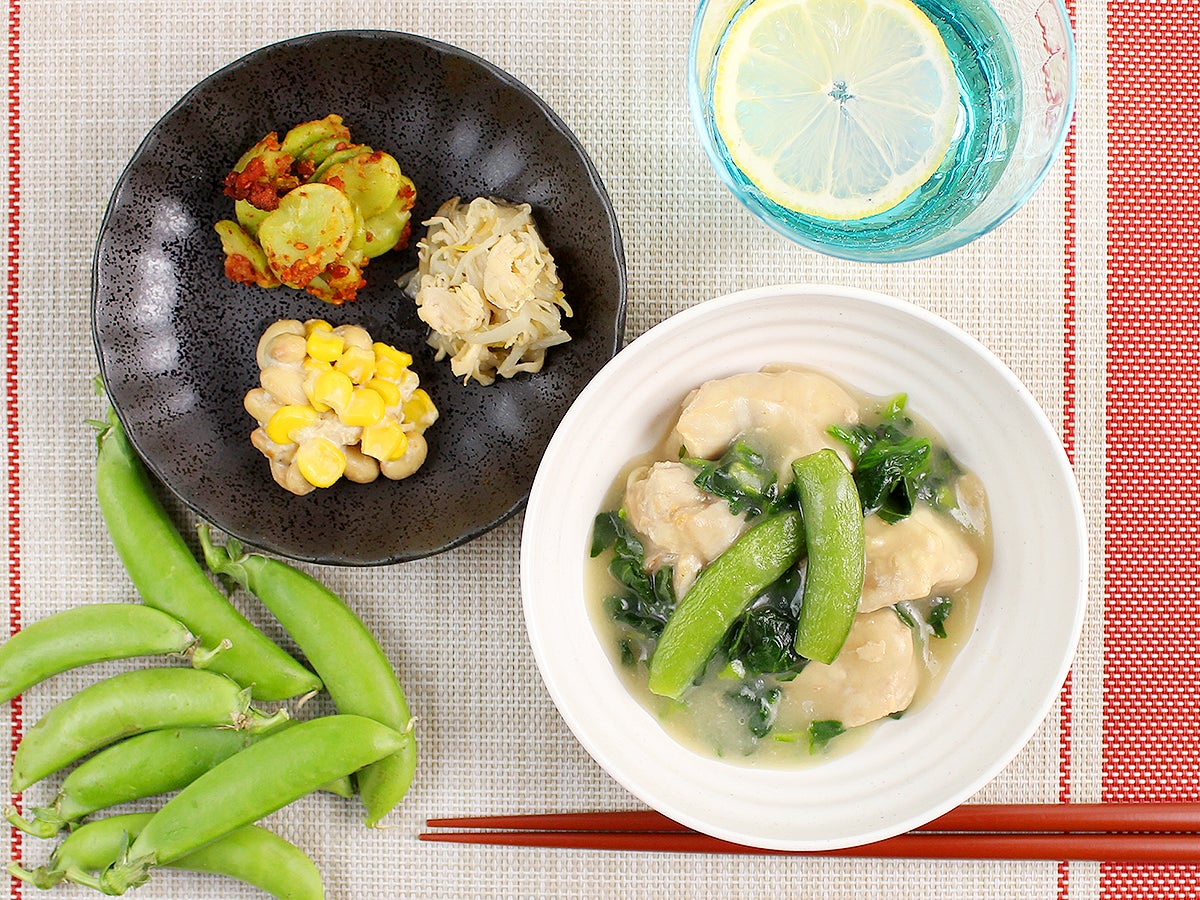 季節のお野菜をふんだんに使用した「鶏と春野菜の白湯ソース」がナッシュから新発売