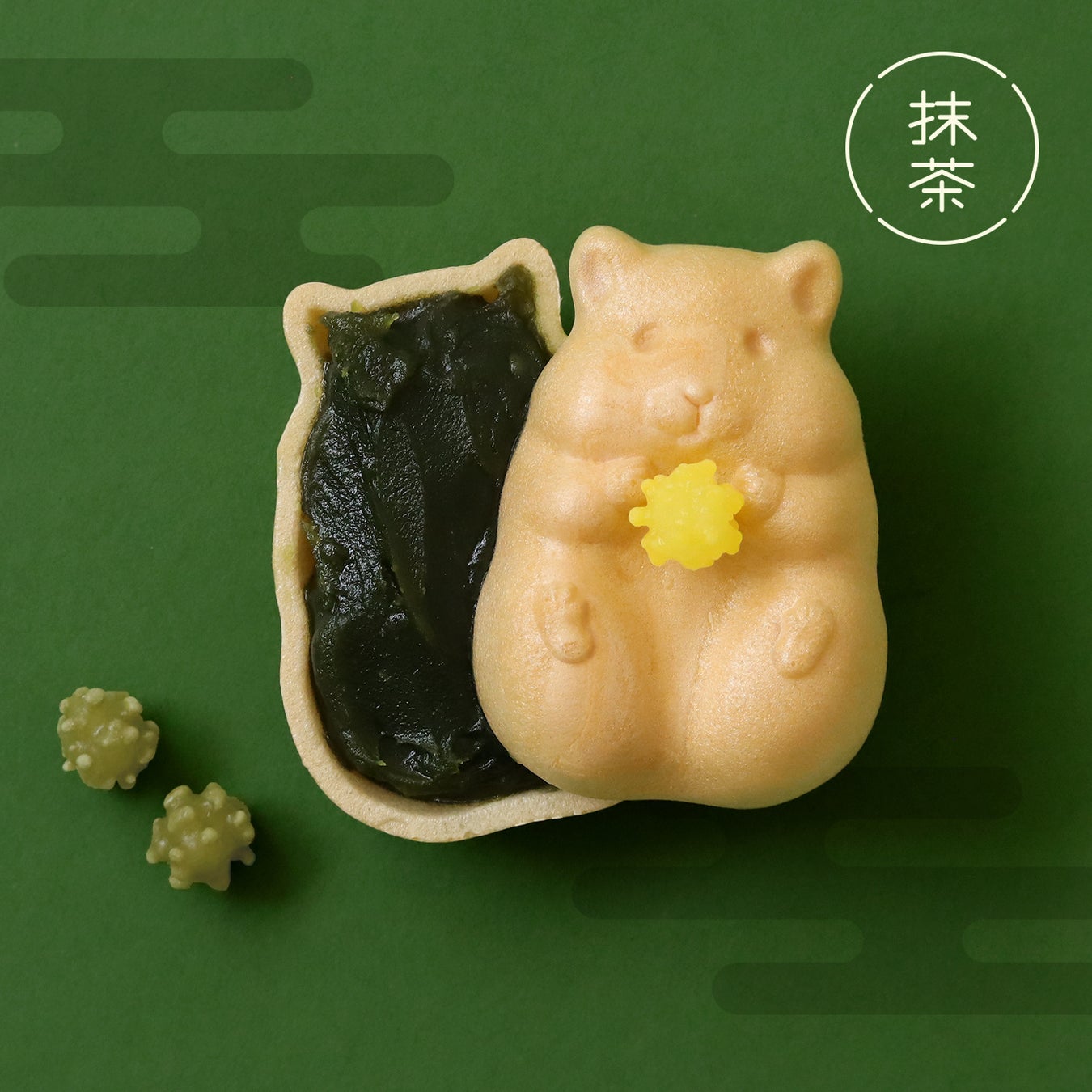 京都発！可愛すぎるお菓子「ハムスターモナカ」の抹茶バージョンが4月25日(火)よりオンラインショップと店頭で販売