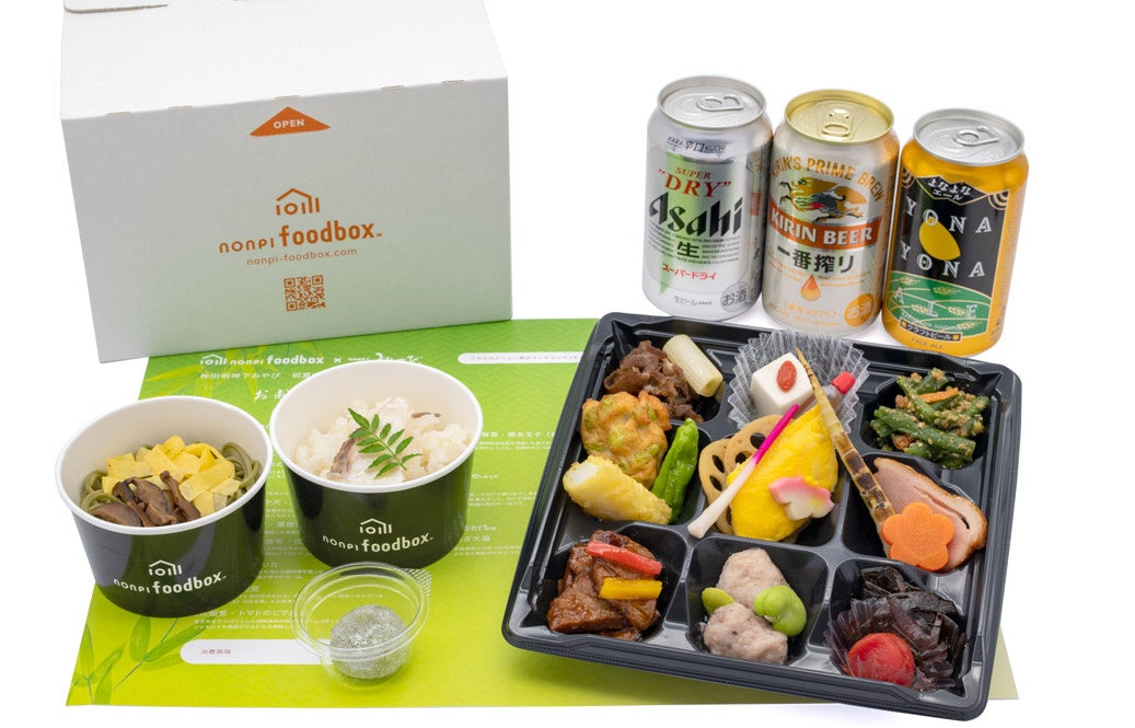 【季節限定】茶蕎麦や鯛めしが一度に楽しめる！全国にフードボックスを届ける「nonpi foodbox™」から、初夏を感じる新プラン発売