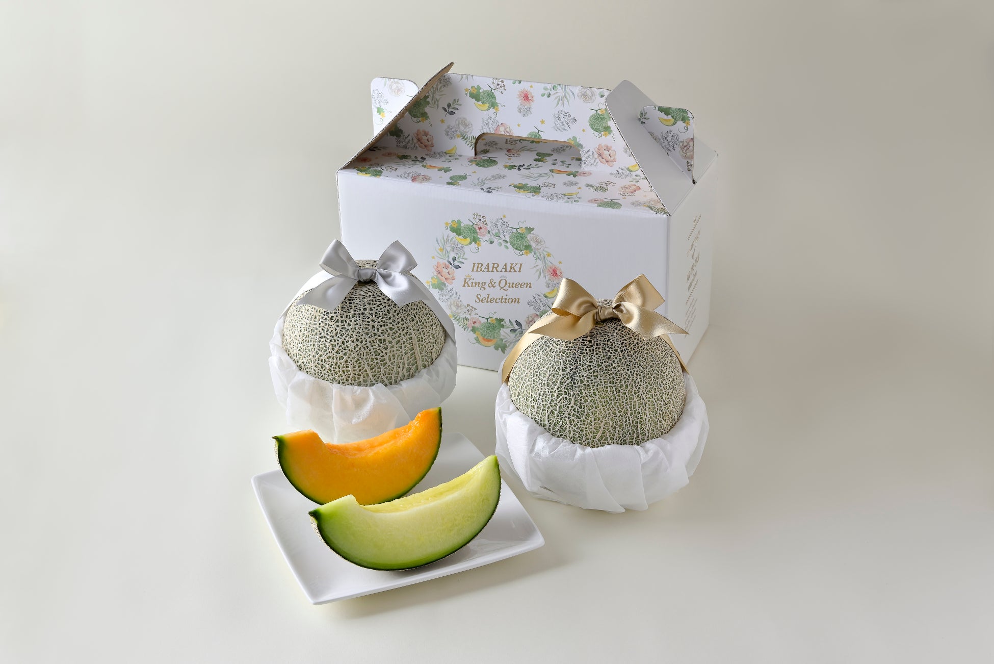 生産量日本一の”メロン王国” 茨城県からのギフト「IBARAKI melon King & Queen Selection」が販売開始。