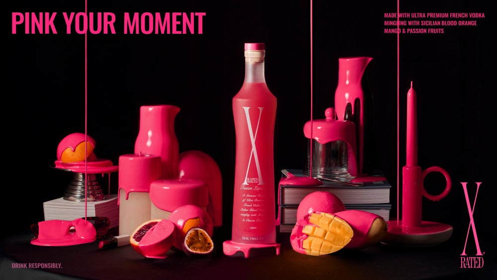 ピンクのフュージョンリキュール【X-RATED】「Pink Your Moment」アジアキャンペーンを展開！